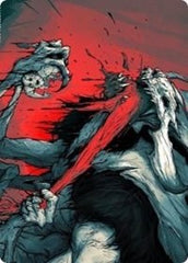 Vorinclex, Monstrous Raider 2 Art Card [Kaldheim: Art Series] | Magic Magpie
