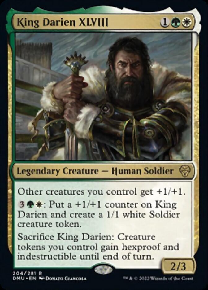 King Darien XLVIII [Dominaria United] | Magic Magpie