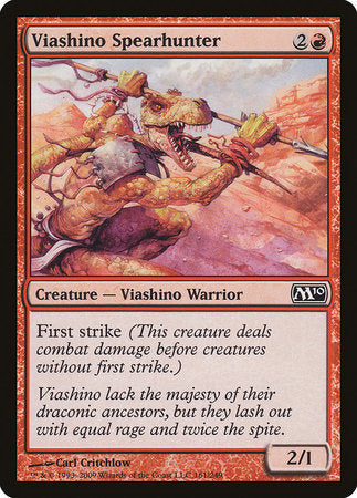 Viashino Spearhunter [Magic 2010] | Magic Magpie