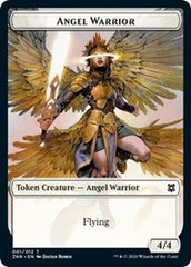 Angel Warrior // Shark Double-sided Token (Challenger 2021) [Unique and Miscellaneous Promos] | Magic Magpie