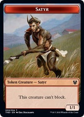 Satyr // Goblin Construct Double-sided Token (Challenger 2021) [Unique and Miscellaneous Promos] | Magic Magpie