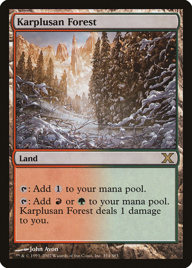 Karplusan Forest [Tenth Edition] | Magic Magpie