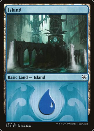 Island (24) [GRN Guild Kit] | Magic Magpie
