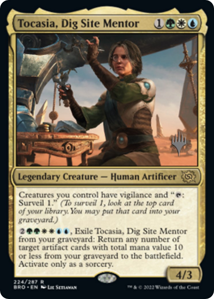 Tocasia, Dig Site Mentor (Promo Pack) [The Brothers' War Promos] | Magic Magpie