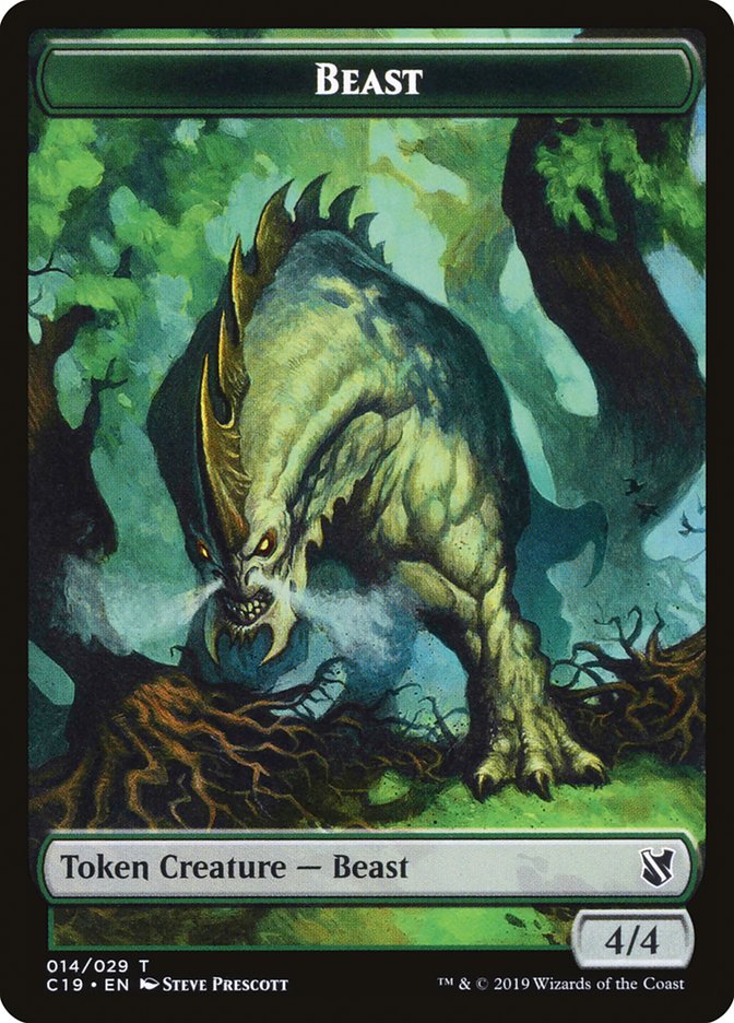 Beast (014/029) [Commander 2019 Tokens] | Magic Magpie