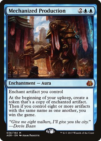 Mechanized Production [Aether Revolt] | Magic Magpie