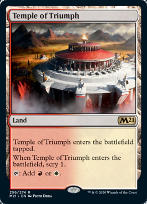 Temple of Triumph [Core Set 2021] | Magic Magpie