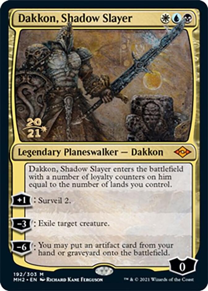 Dakkon, Shadow Slayer [Modern Horizons 2 Prerelease Promos] | Magic Magpie