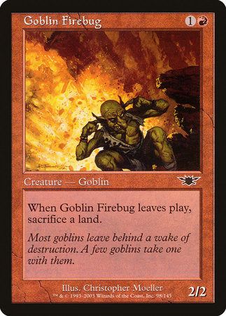 Goblin Firebug [Legions] | Magic Magpie