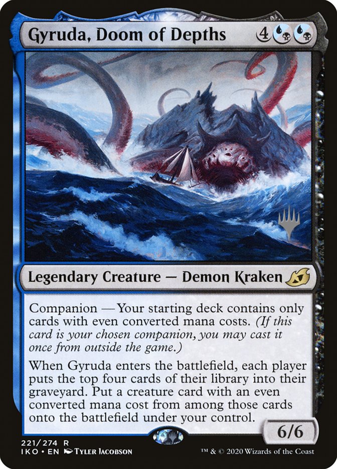 Gyruda, Doom of Depths (Promo Pack) [Ikoria: Lair of Behemoths Promos] | Magic Magpie