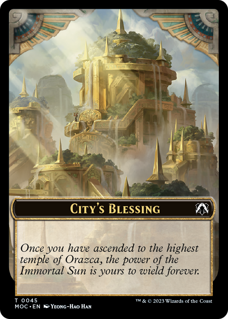 Butterfly // City's Blessing Double-Sided Token [March of the Machine Commander Tokens] | Magic Magpie