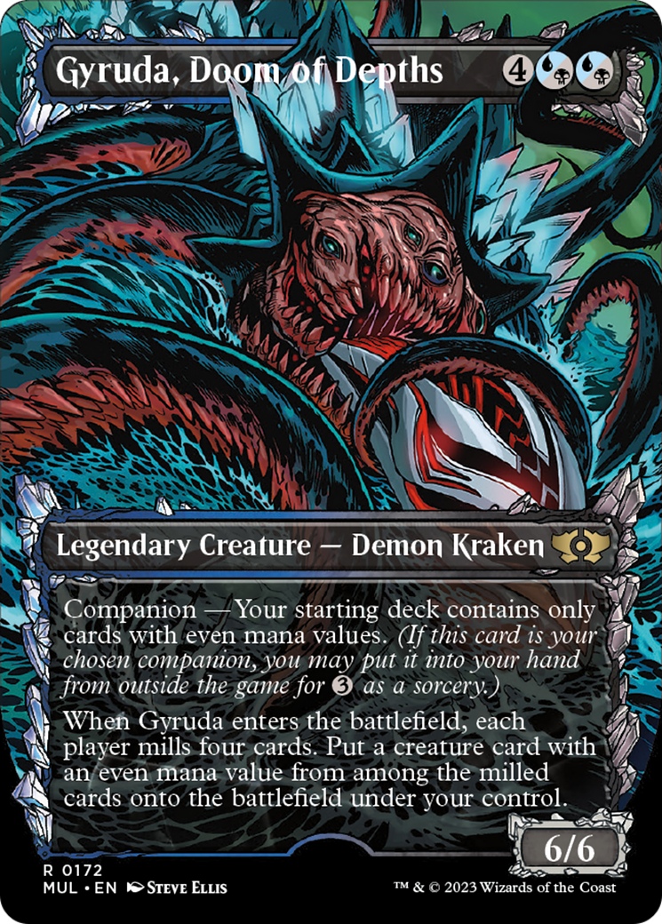 Gyruda, Doom of Depths (Halo Foil) [Multiverse Legends] | Magic Magpie