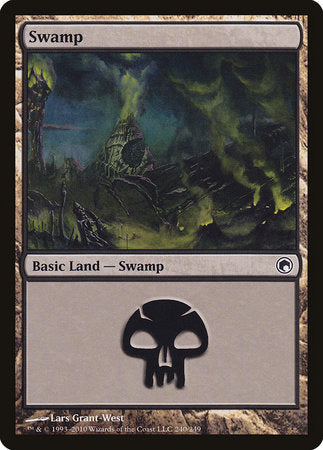 Swamp (240) [Scars of Mirrodin] | Magic Magpie