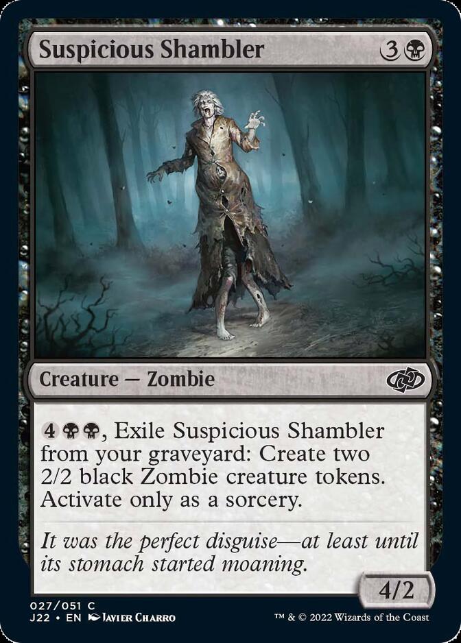 Suspicious Shambler [Jumpstart 2022] | Magic Magpie