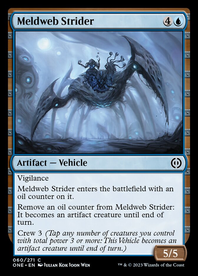 Meldweb Strider [Phyrexia: All Will Be One] | Magic Magpie