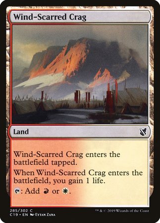 Wind-Scarred Crag [Commander 2019] | Magic Magpie