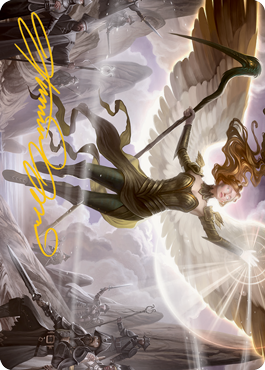 Sigarda's Splendor Art Card (Gold-Stamped Signature) [Innistrad: Midnight Hunt Art Series] | Magic Magpie