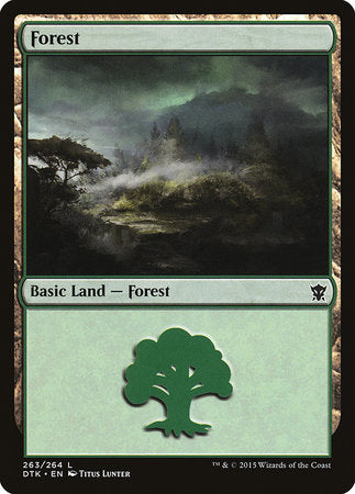 Forest (263) [Dragons of Tarkir] | Magic Magpie