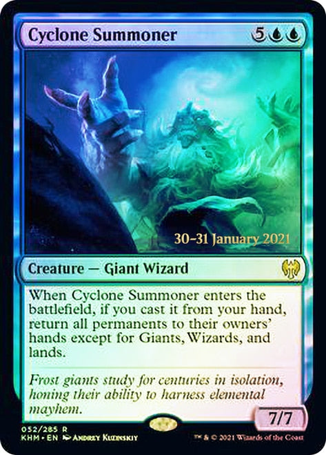 Cyclone Summoner  [Kaldheim Prerelease Promos] | Magic Magpie