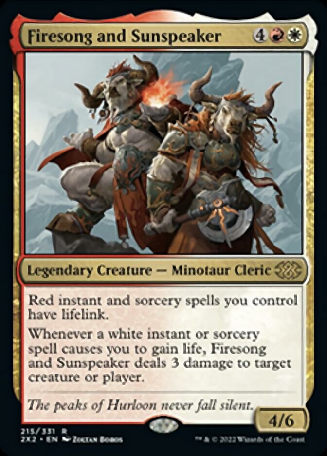 Firesong and Sunspeaker [Double Masters 2022] | Magic Magpie