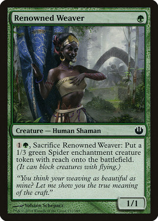 Renowned Weaver [Journey into Nyx] | Magic Magpie