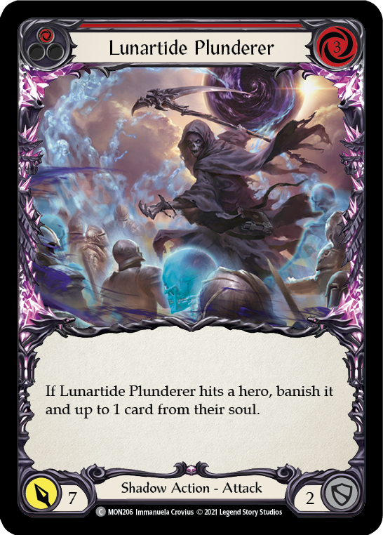 Lunartide Plunderer (Red) [MON206] 1st Edition Normal | Magic Magpie