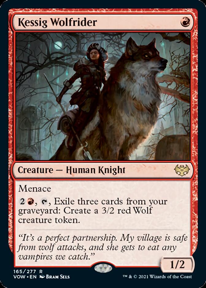 Kessig Wolfrider [Innistrad: Crimson Vow] | Magic Magpie