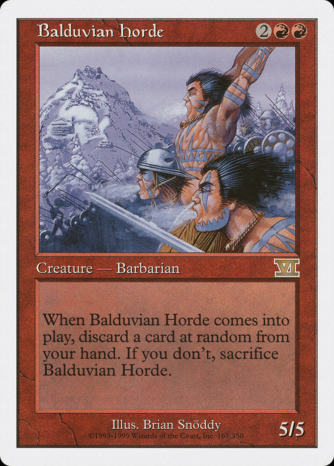 Balduvian Horde [Classic Sixth Edition] | Magic Magpie