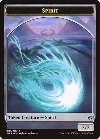 Spirit Token [War of the Spark Tokens] | Magic Magpie