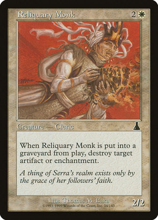 Reliquary Monk [Urza's Destiny] | Magic Magpie