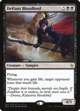 Defiant Bloodlord [Battle for Zendikar Promos] | Magic Magpie