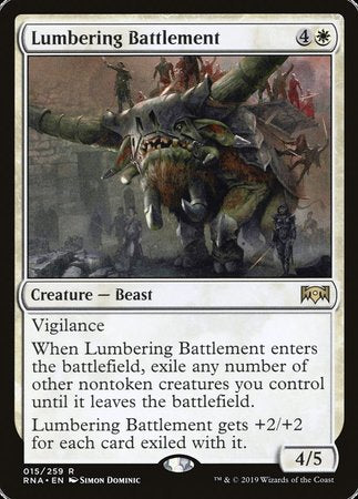 Lumbering Battlement [Ravnica Allegiance] | Magic Magpie