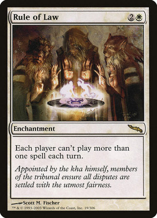 Rule of Law [Mirrodin] | Magic Magpie