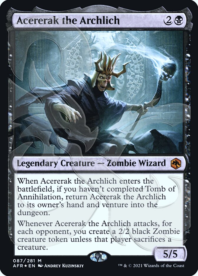 Acererak the Archlich (Ampersand Promo) [Dungeons & Dragons: Adventures in the Forgotten Realms Promos] | Magic Magpie