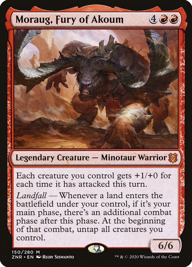 Moraug, Fury of Akoum [Zendikar Rising] | Magic Magpie