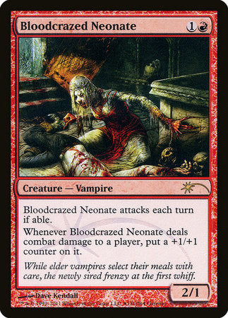 Bloodcrazed Neonate [Wizards Play Network 2011] | Magic Magpie