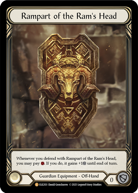 Rampart of the Ram's Head [ELE203] (Tales of Aria)  1st Edition Cold Foil | Magic Magpie