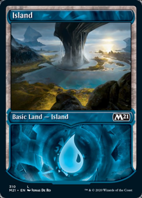 Island (Showcase) [Core Set 2021] | Magic Magpie