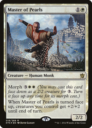 Master of Pearls [Khans of Tarkir Promos] | Magic Magpie
