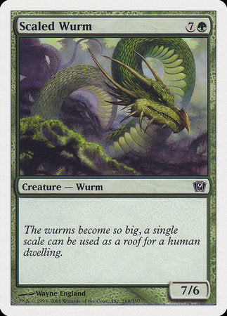 Scaled Wurm [Ninth Edition] | Magic Magpie