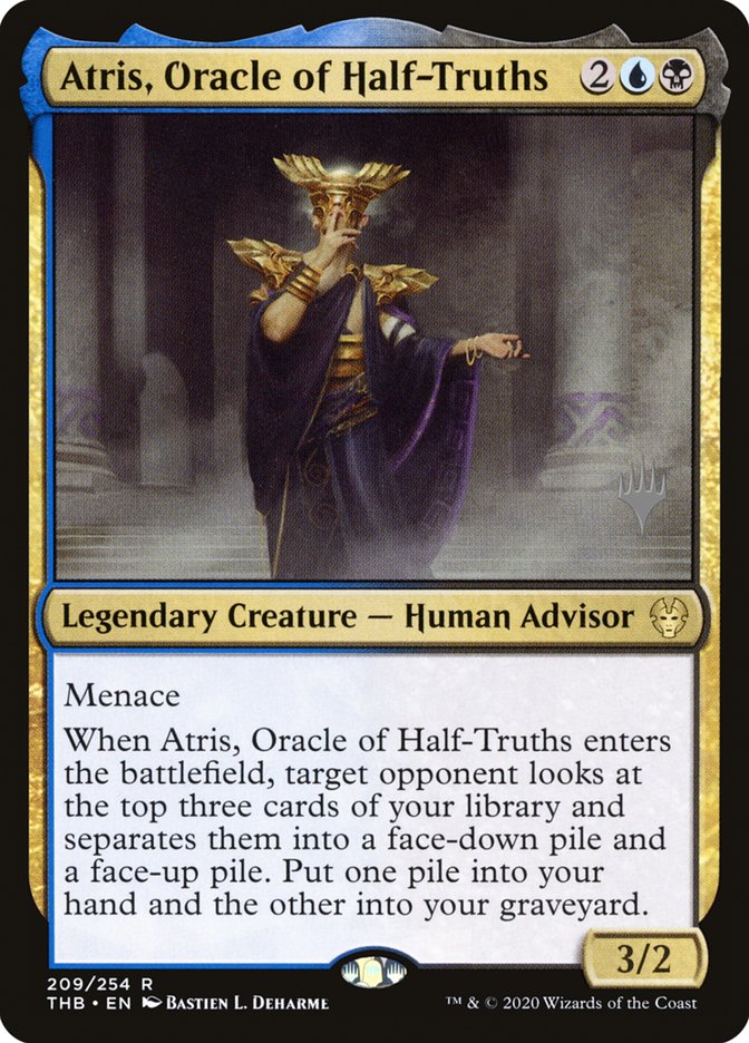 Atris, Oracle of Half-Truths (Promo Pack) [Theros Beyond Death Promos] | Magic Magpie