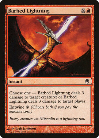 Barbed Lightning [Darksteel] | Magic Magpie