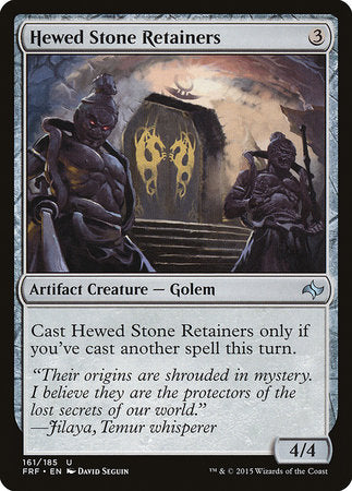Hewed Stone Retainers [Fate Reforged] | Magic Magpie