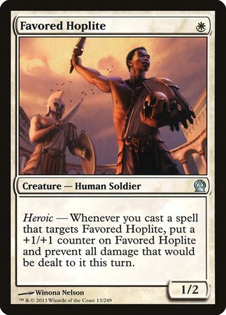 Favored Hoplite [Theros] | Magic Magpie