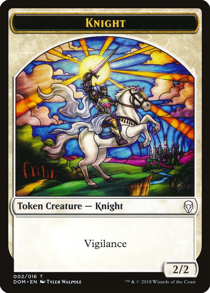 Knight (002/016) [Dominaria Tokens] | Magic Magpie