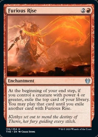 Furious Rise [Theros Beyond Death] | Magic Magpie