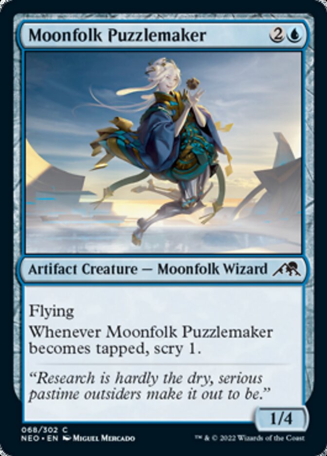 Moonfolk Puzzlemaker [Kamigawa: Neon Dynasty] | Magic Magpie