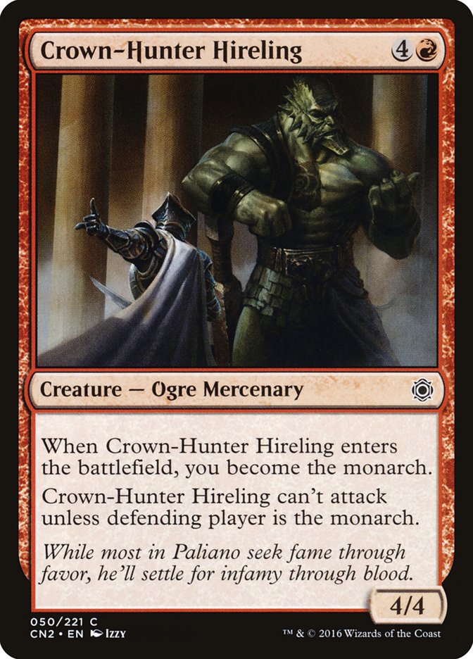 Crown-Hunter Hireling [Conspiracy: Take the Crown] | Magic Magpie