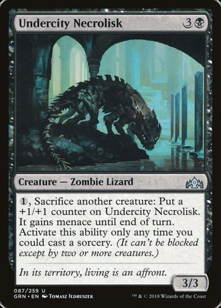 Undercity Necrolisk [Guilds of Ravnica] | Magic Magpie