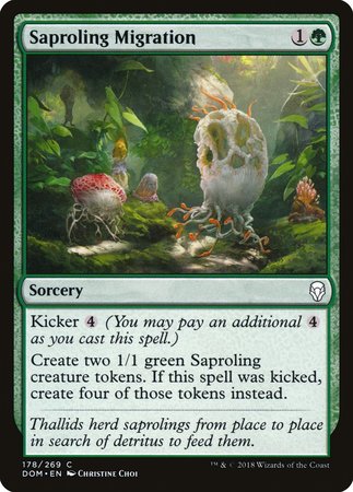 Saproling Migration [Dominaria] | Magic Magpie